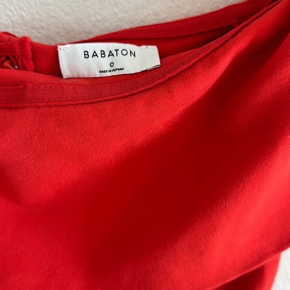 Babaton Off Shoulder Fitted Red Dress - Picture 7 of 10